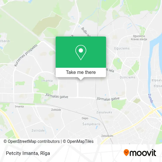 Petcity Imanta map