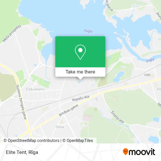 Elite Tent map