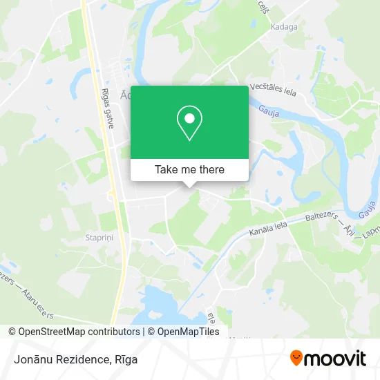 Jonānu Rezidence map