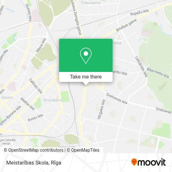 Meistarības Skola map