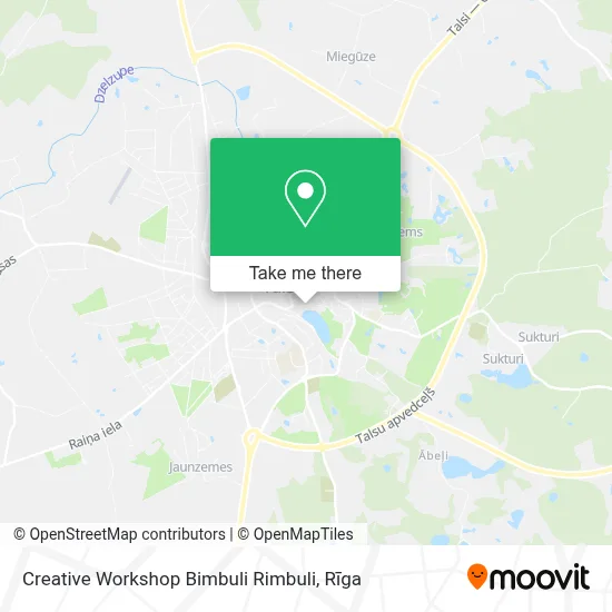 Creative Workshop Bimbuli Rimbuli map