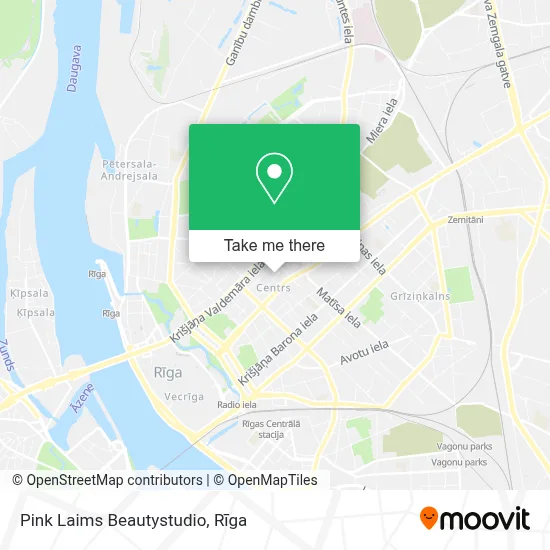 Pink Laims Beautystudio map