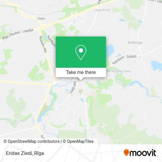 Eridas Ziedi map