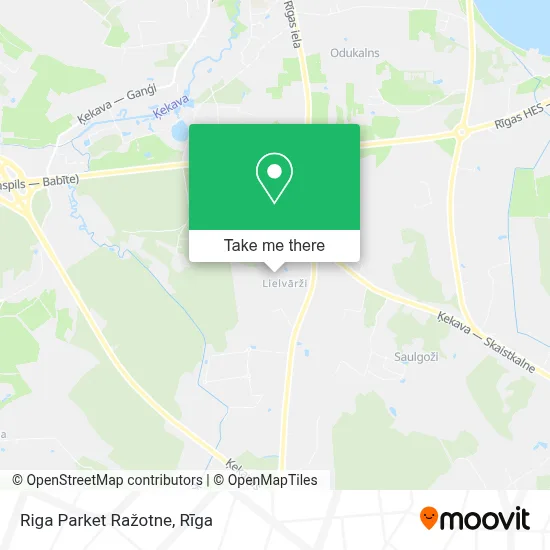 Riga Parket Ražotne map