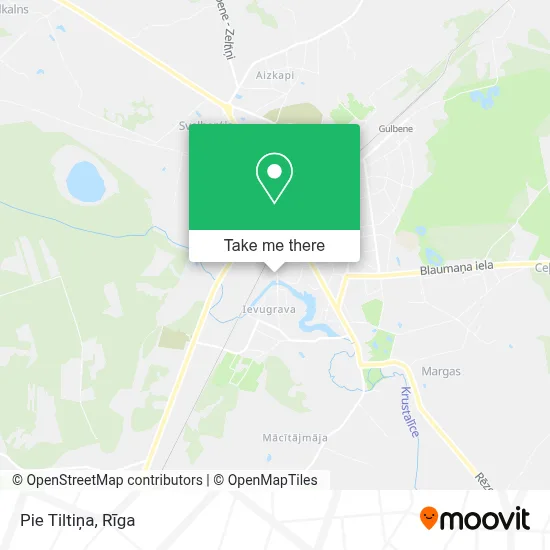 Pie Tiltiņa map