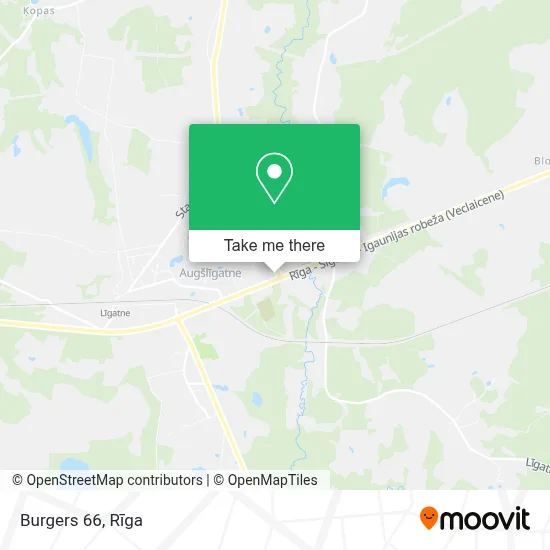 Burgers 66 map