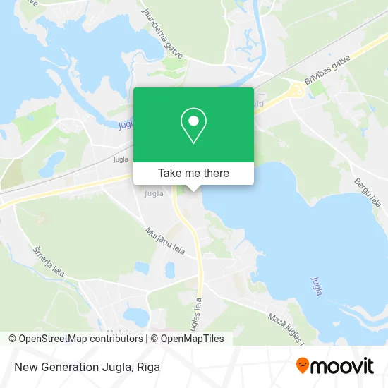 New Generation Jugla map