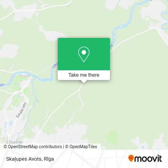 Skaļupes Avots map