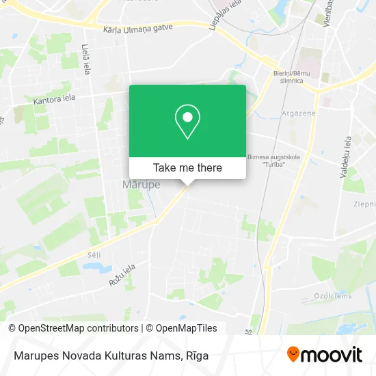 Marupes Novada Kulturas Nams map