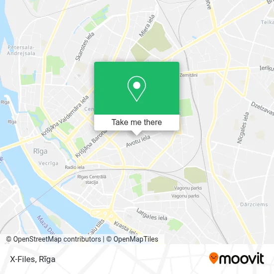 X-Files map