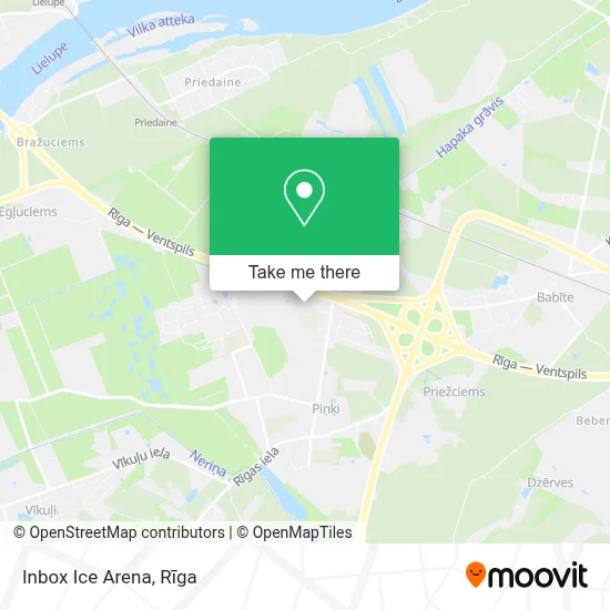 Inbox Ice Arena map