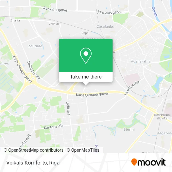 Veikals Komforts map