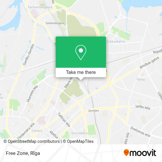 Free Zone map