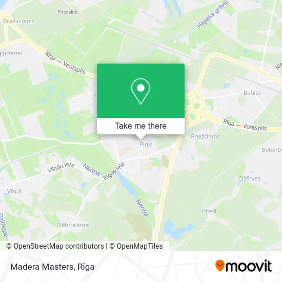 Madera Masters map