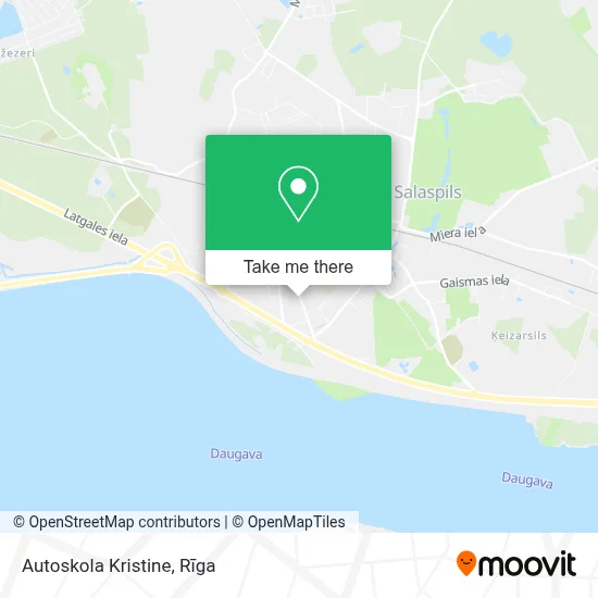 Autoskola Kristine map