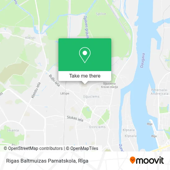 Rigas Baltmuizas Pamatskola map