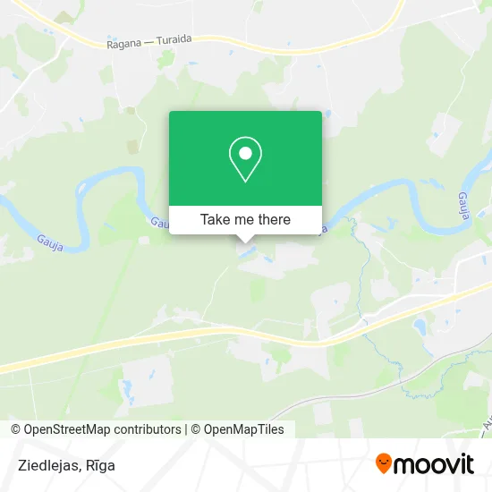 Ziedlejas map