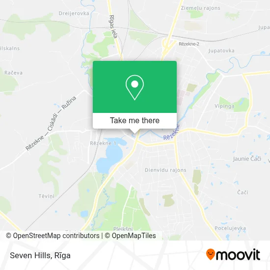 Seven Hills map