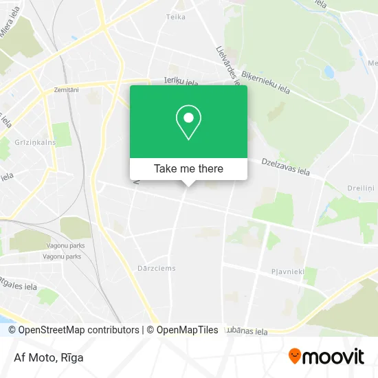 Af Moto map