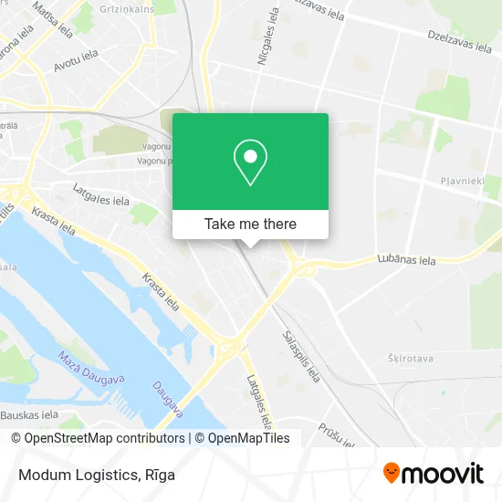 Modum Logistics map