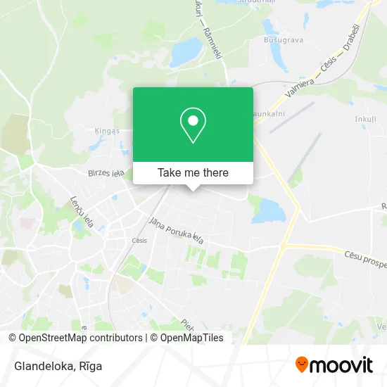 Glandeloka map