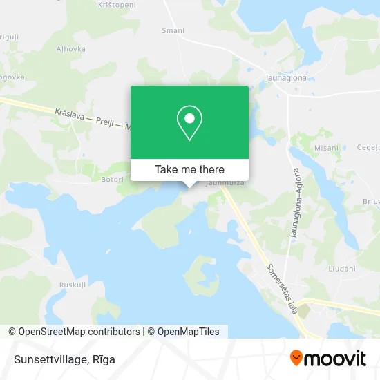 Sunsettvillage map