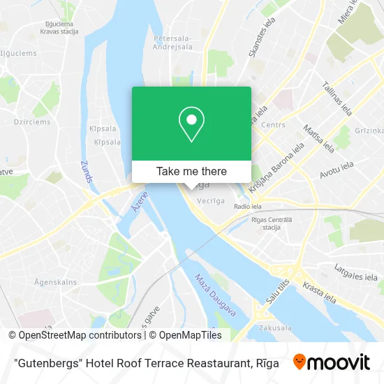 "Gutenbergs" Hotel Roof Terrace Reastaurant map