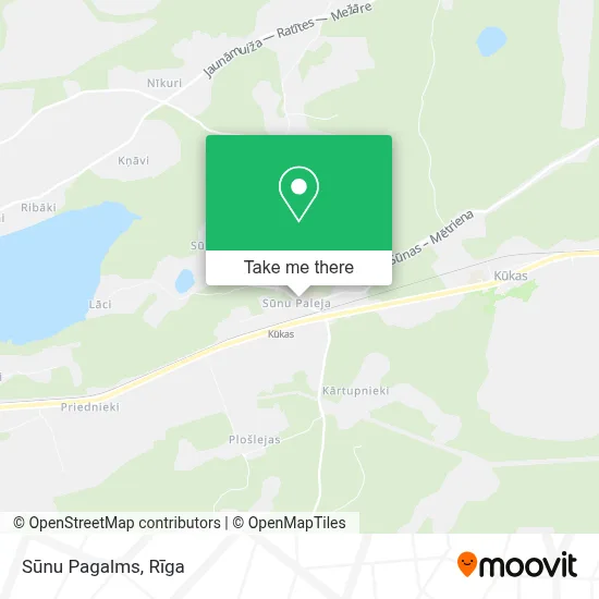 Sūnu Pagalms map
