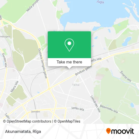 Akunamatata map