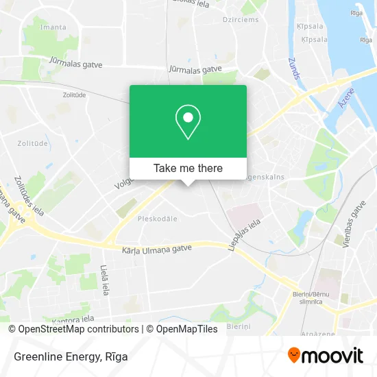 Greenline Energy map