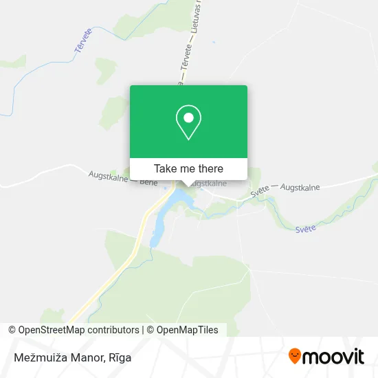 Mežmuiža Manor map