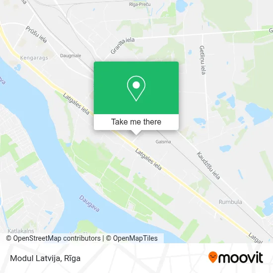 Modul Latvija map