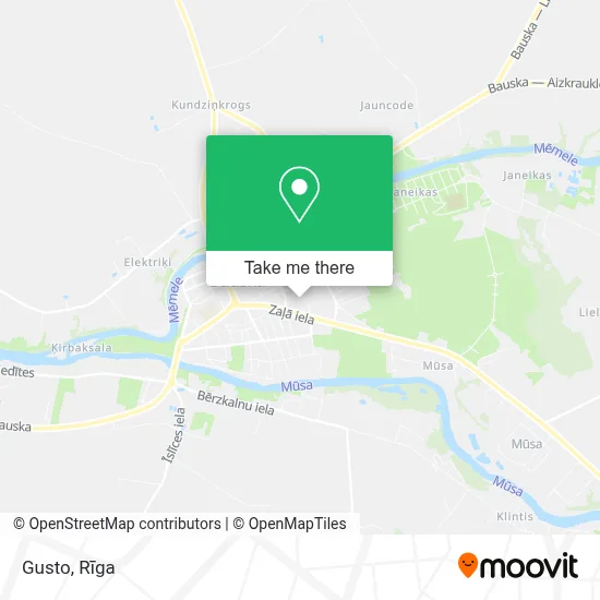 Gusto map