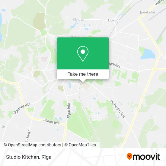 Studio Kitchen map