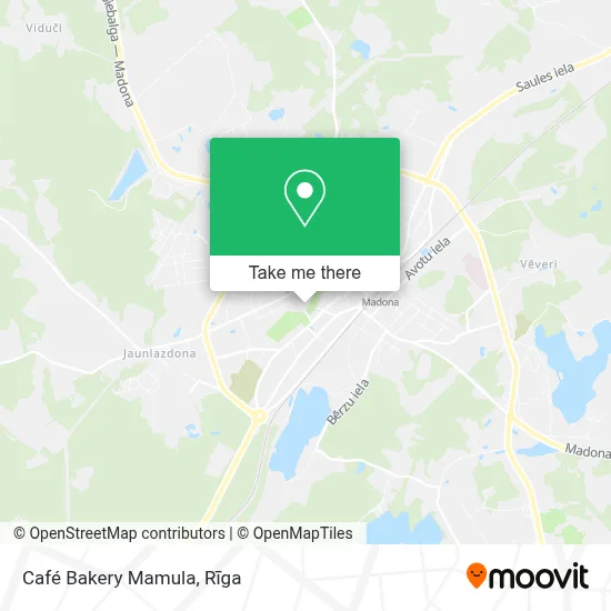 Café Bakery Mamula map