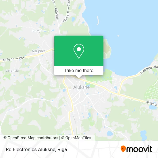 Rd Electronics Alūksne map