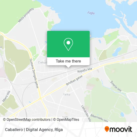 Caballero | Digital Agency map