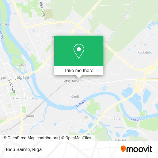 Bišu Saime map