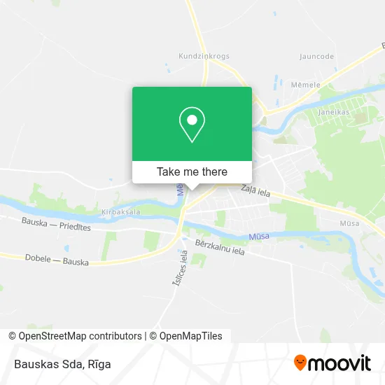 Bauskas Sda map