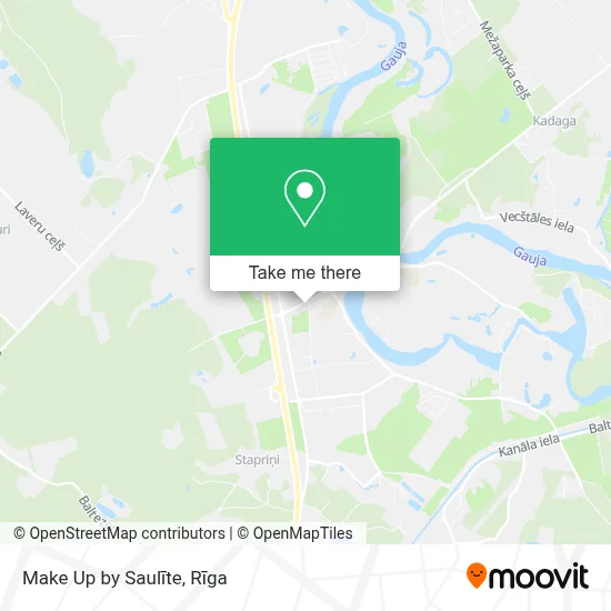 Make Up by Saulīte map