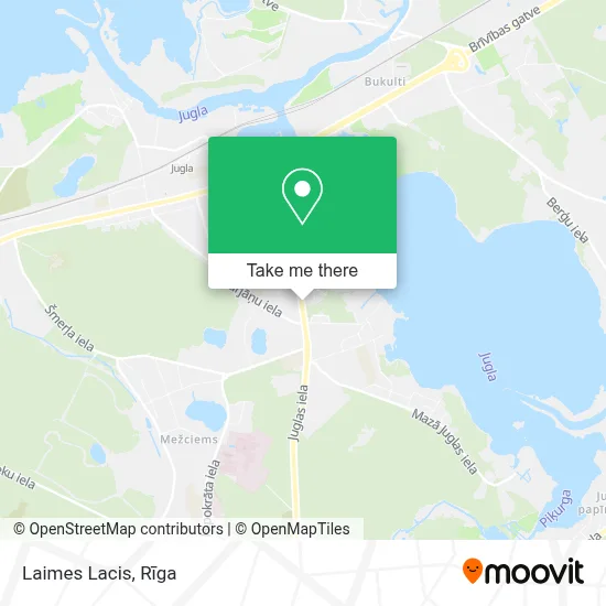 Laimes Lacis map
