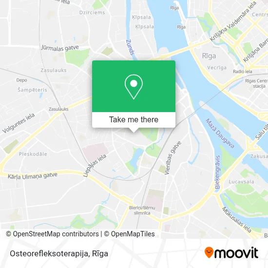 Osteorefleksoterapija map