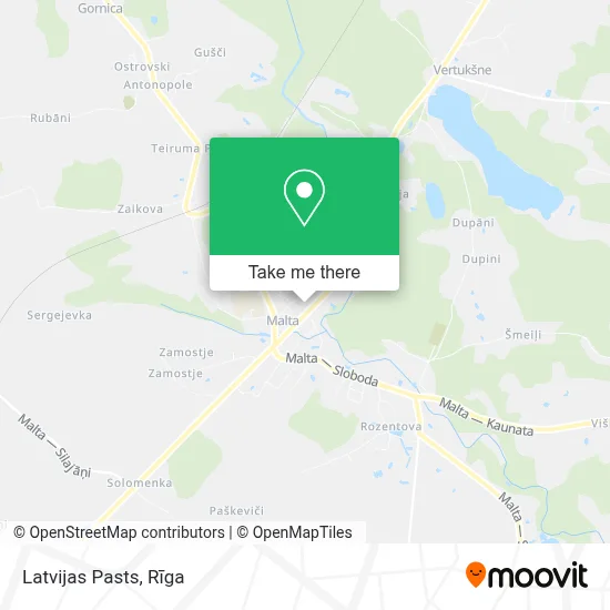 Latvijas Pasts map