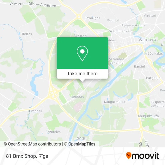 81 Bmx Shop map