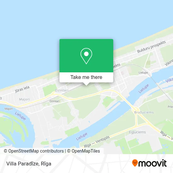 Villa Paradīze map