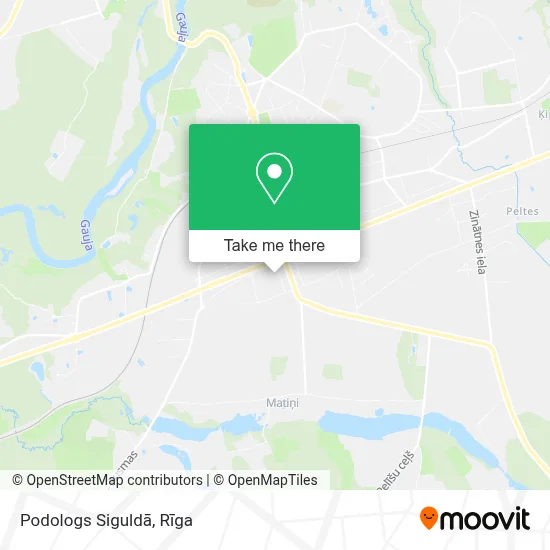 Podologs Siguldā map