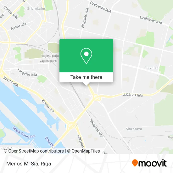 Menos M, Sia map