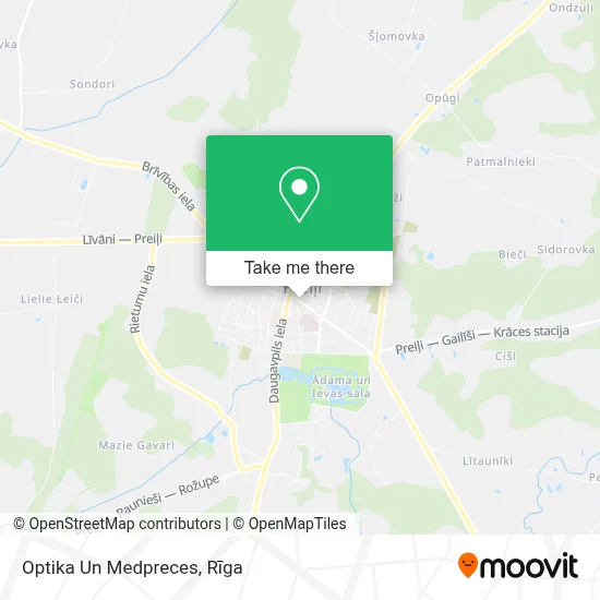 Optika Un Medpreces map