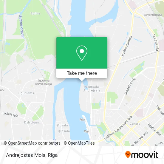 Andrejostas Mols map