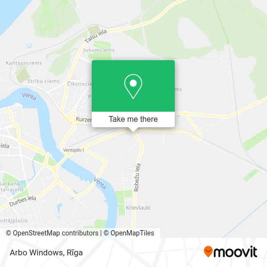 Arbo Windows map